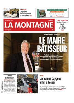Cover of La Montagne (Moulins)