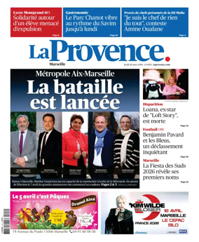 Cover of La Provence Marseille