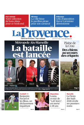 Cover of La Provence Salon-de-Provence / Pays salonais