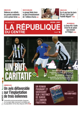Cover of La Republique du Centre (Orleans - Loiret))