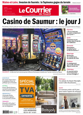 Cover of Le Courrier de l’Ouest (Cholet)