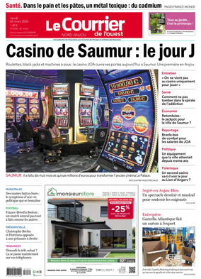 Cover of Le Courrier de l’Ouest (Nord Anjou)