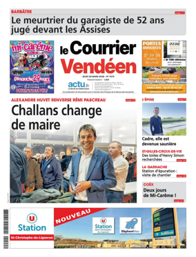 Cover of Le Courrier Vendeen