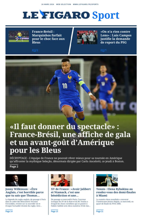 Cover of Le Figaro Sport