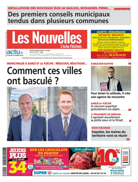 Cover of Les Nouvelles - L'Echo Flechois (FL)