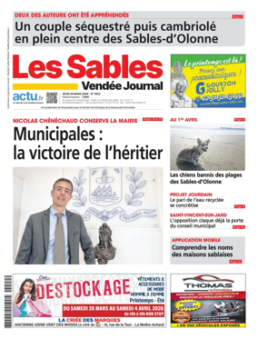 Cover of Les Sables Vendee Journal