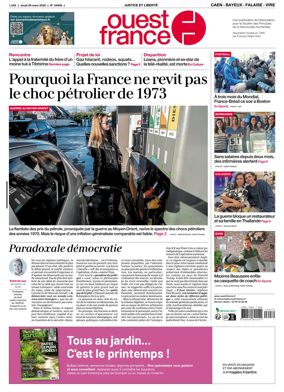 Cover of Ouest France (Caen - Bayeux - Falaise - Vire)