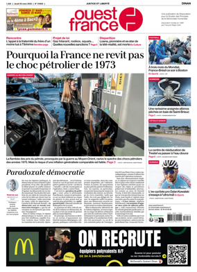 Cover of Ouest France (Dinan)