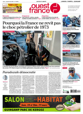 Cover of Ouest-France (Lannion / Paimpol / Guingamp)