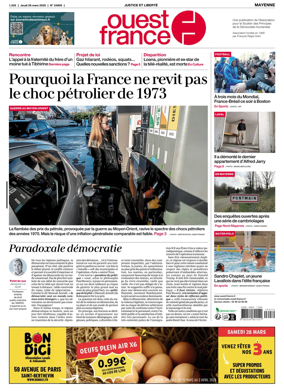 Cover of Ouest France (Mayenne)