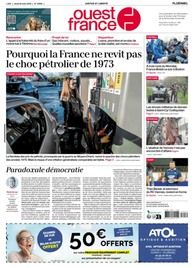 Cover of Ouest France (Ploermel)