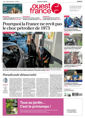 Cover of Ouest France (Pontivy)