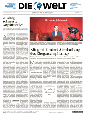 Cover of Die Welt