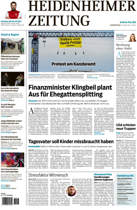 Cover of Heidenheimer Zeitung