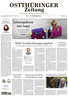 Cover of Ostthuringer Zeitung (Gera)