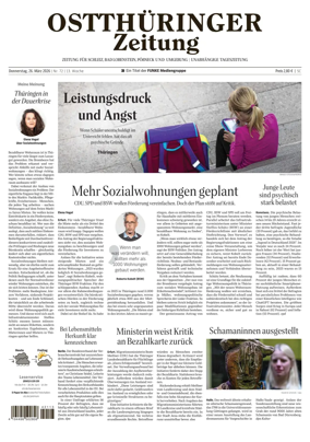 Cover of Ostthuringer Zeitung (Posneck)
