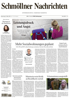 Cover of Ostthuringer Zeitung (Schmolln)