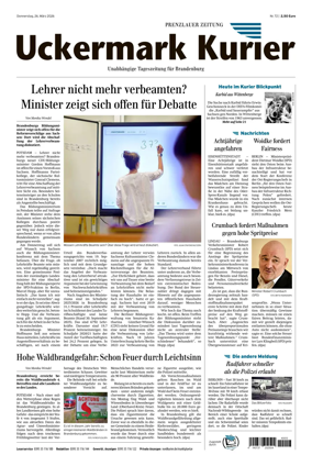 Cover of Prenzlauer Zeitung