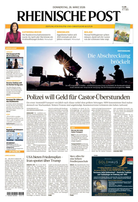 Cover of Rheinische Post – Dusseldorf Stadt
