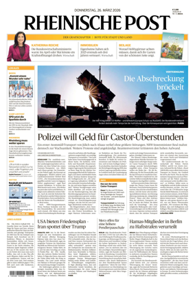 Cover of Rheinische Post - Xanten and Moers