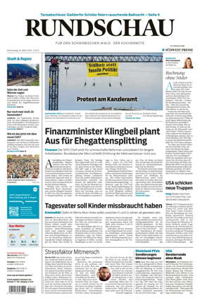 Cover of Rundschau fur den Schwabischen Wald – Der Kocherbote