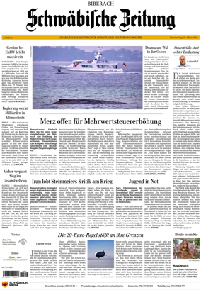Cover of Schwabische Zeitung (Biberach)