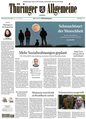 Cover of Thuringer Allgemeine (Eichsfeld)