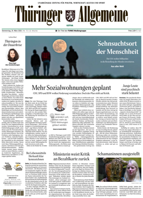 Cover of Thuringer Allgemeine (Gotha)