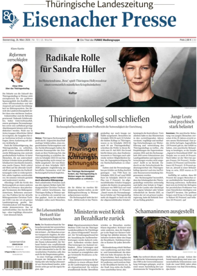 Cover of Thuringische Landeszeitung (Eisenach)