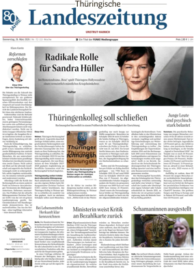 Cover of Thuringische Landeszeitung (Unstrut-Hainich-Kreis)