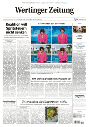 Cover of Wertinger Zeitung