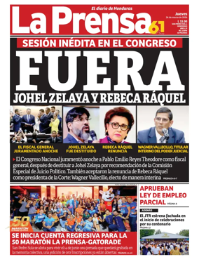 Cover of Diario La Prensa