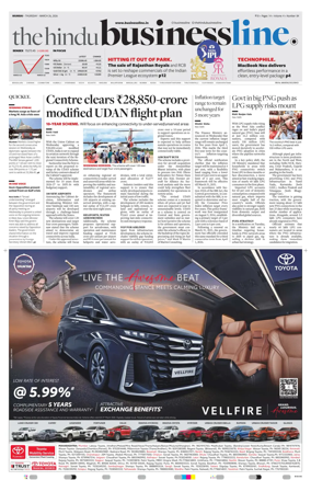 Cover of BusinessLine (Mumbai)