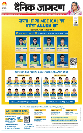 Cover of Dainik Jagran - Varanasi