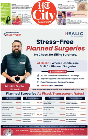 Cover of Hindustan Times (Gurgaon) - City