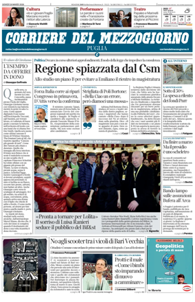 Cover of Corriere del Mezzogiorno (Puglia)