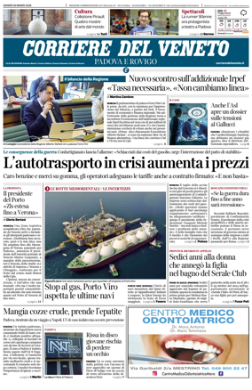 Cover of Corriere del Veneto (Padova e Rovigo)