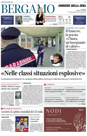 Cover of Corriere della Sera (Bergamo)