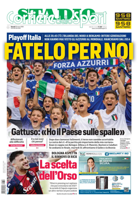 Cover of Corriere dello Sport Stadio (Bologna)