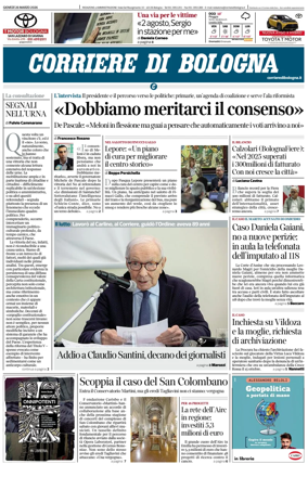Cover of Corriere di Bologna