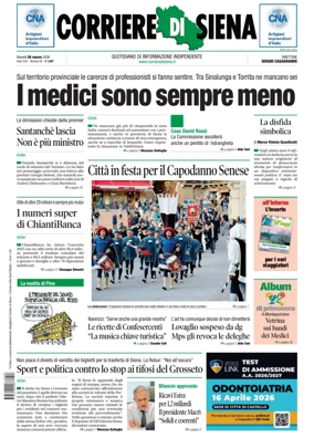 Cover of Corriere di Siena