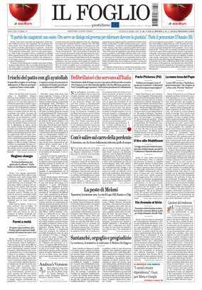 Cover of Il Foglio Quotidiano