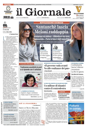 Cover of Il Giornale (Italy)