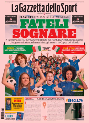 Cover of La Gazzetta dello Sport