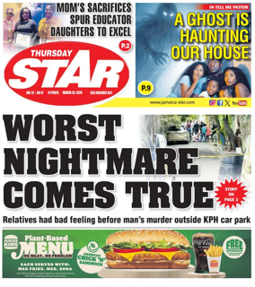 Cover of The Star (Jamaica)