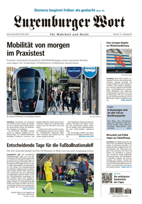 Cover of Luxemburger Wort