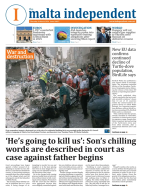 Cover of Malta Independent