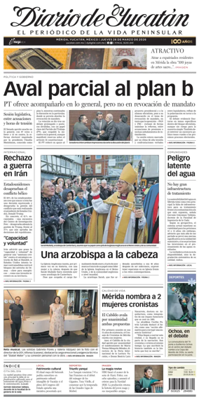 Cover of Diario de Yucatan