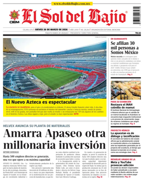 Cover of El Sol de Bajio