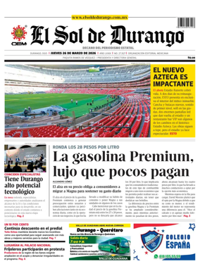 Cover of El Sol de Durango